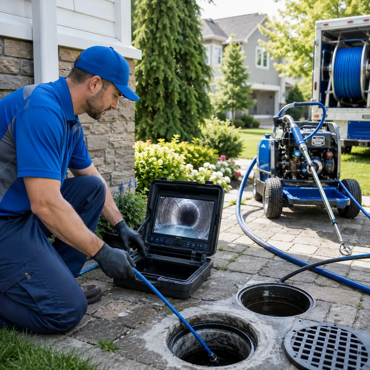Outdoor drain cleaning professionals serving Surrey, ND